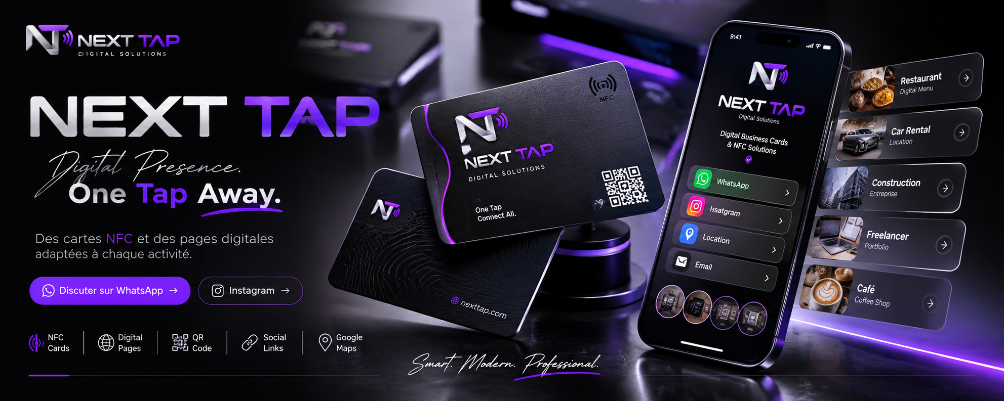 Next Tap NFC card and digital profile